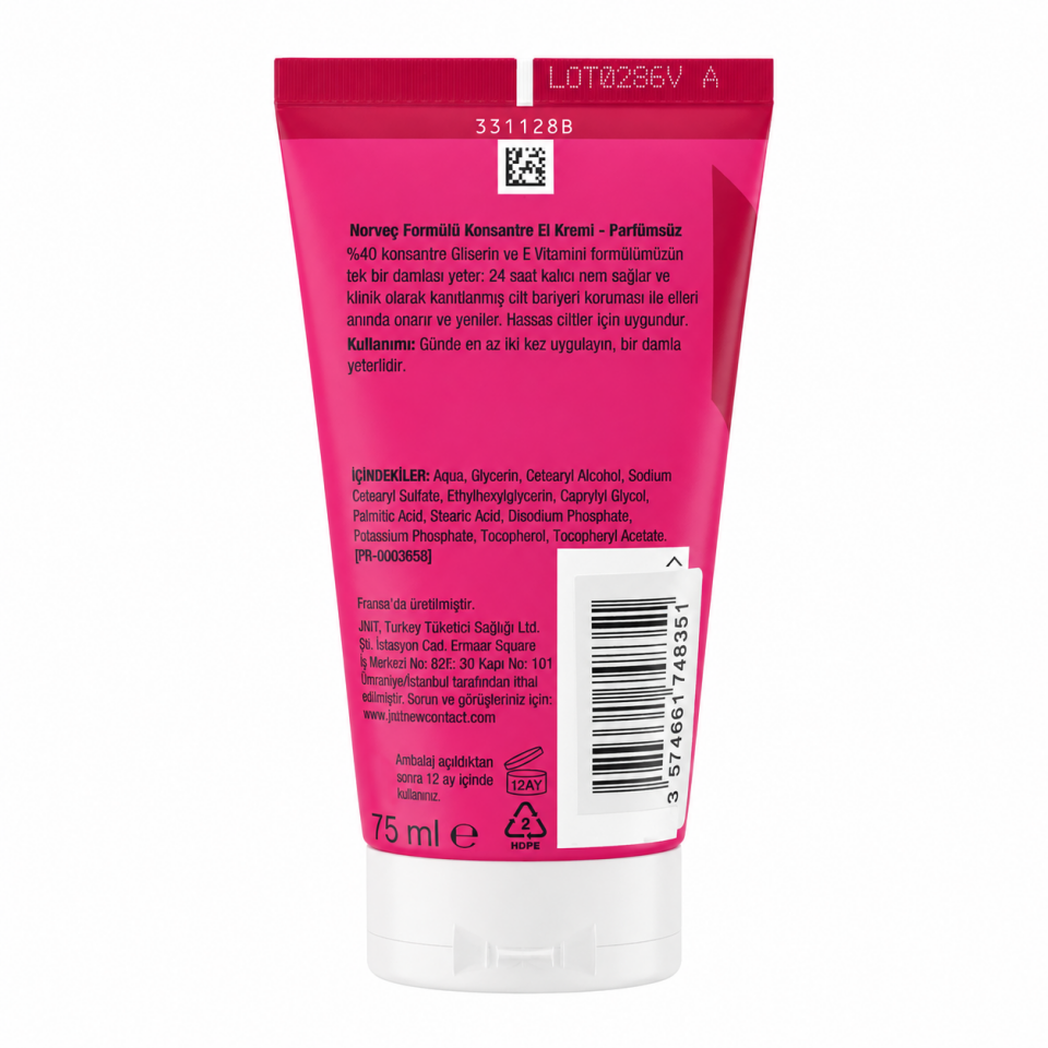 Neutrogena 1 Adet Konsantre El Kremi Parfümsüz 75 Ml