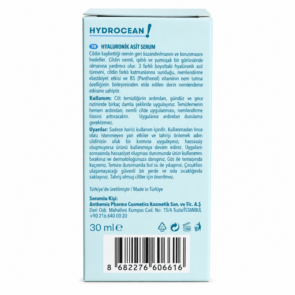 Cire Aseptine Intensive Hydrationyüz Serumu 30 ml - Hydrocean !