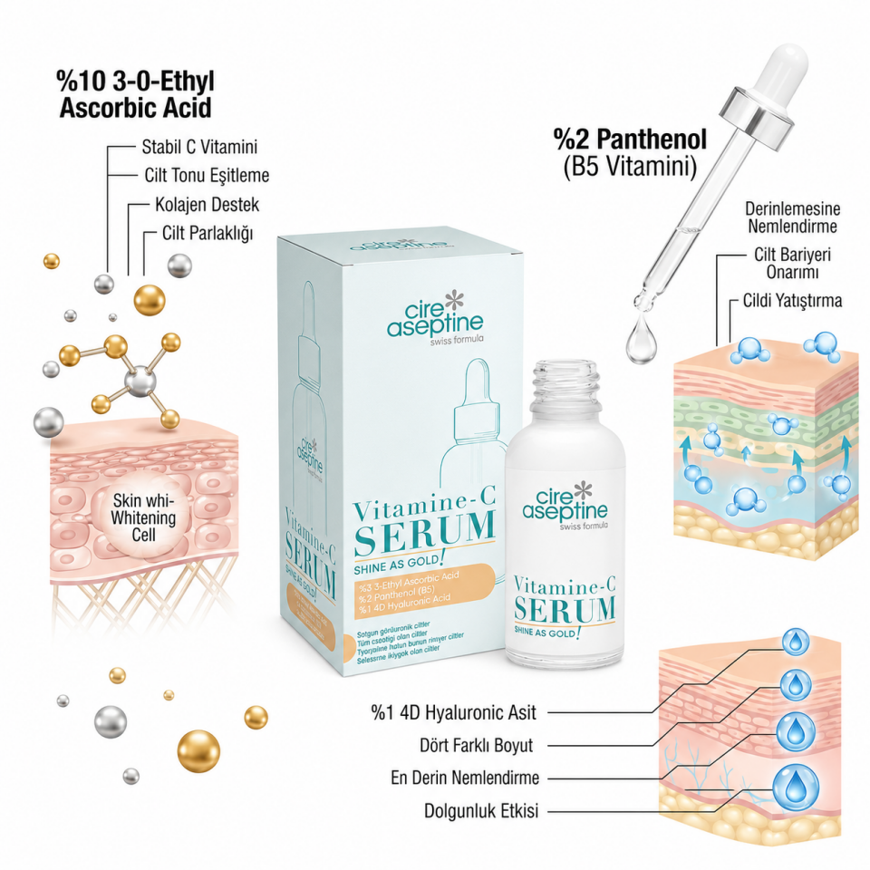Cire Aseptine Vitamine-C Yüz Serumu 30 Ml