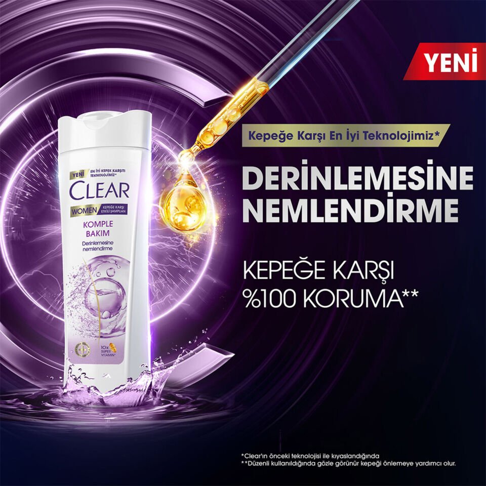 Clear Women Komple Bakım Şampuan 350 ml