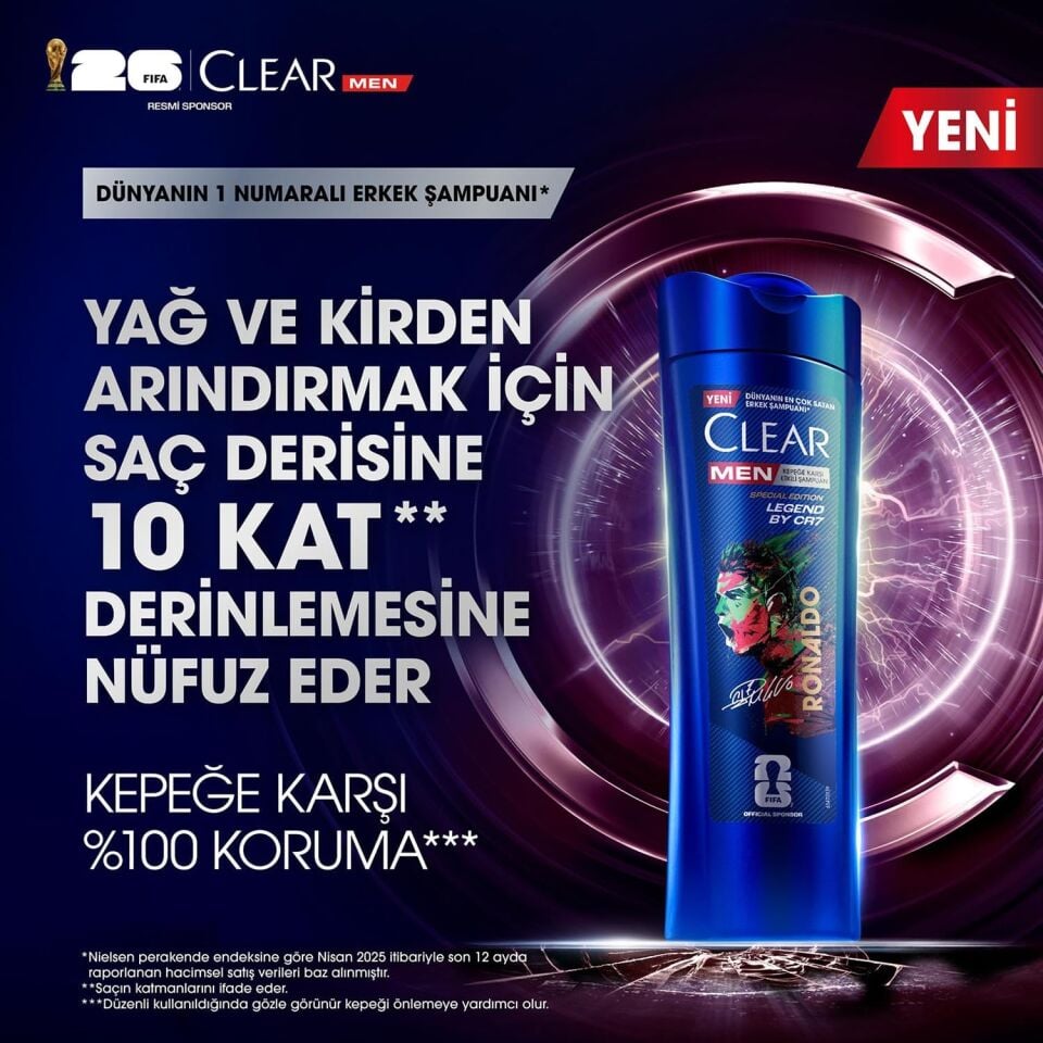 Clear Men Kepeğe Karşı Etkili Şampuan 350 ml