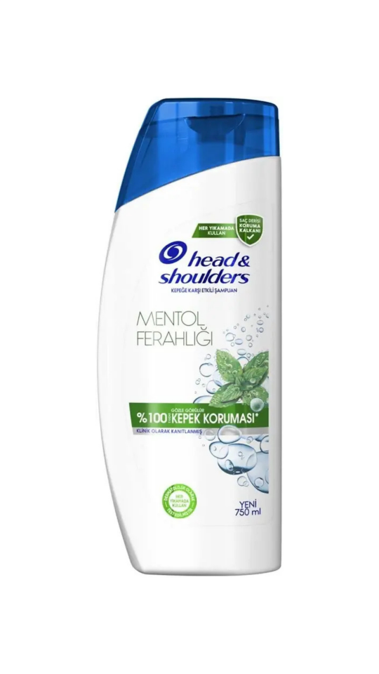 Head & Shoulders 2'si 1 Arada Mentol Ferahlığı Şampuan 750 ml