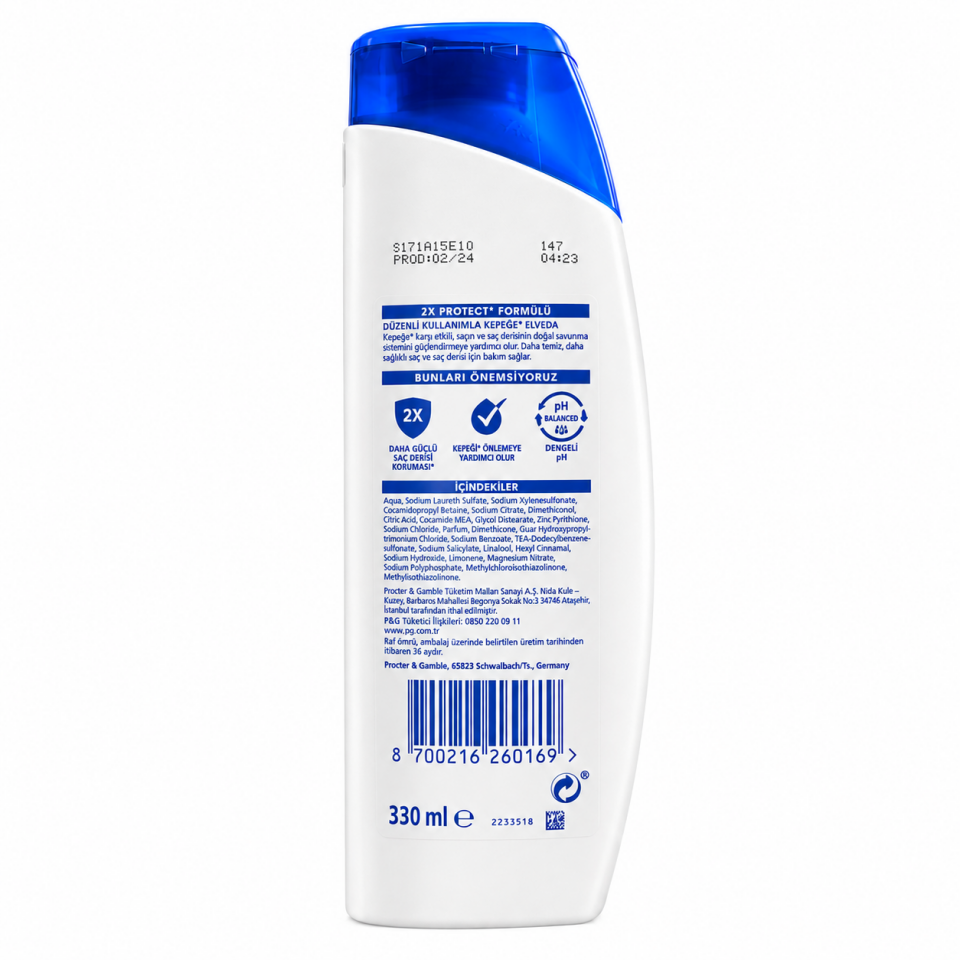 Head & Shoulders 2'si 1 Arada Klasik Bakım Şampuan (330 ml)