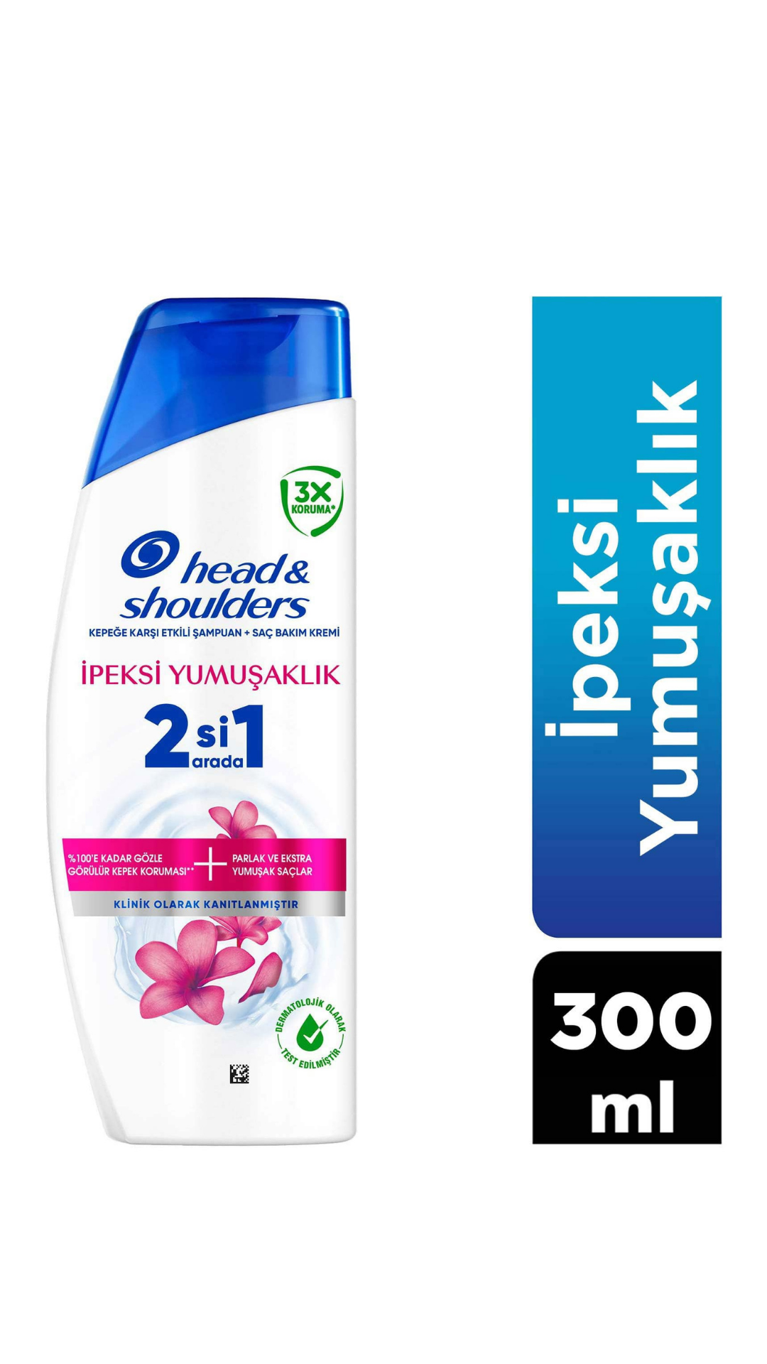 Head & Shoulders İpeksi Yumuşaklık 2'si 1 Arada Kepek Karşıtı Şampuan 300ml