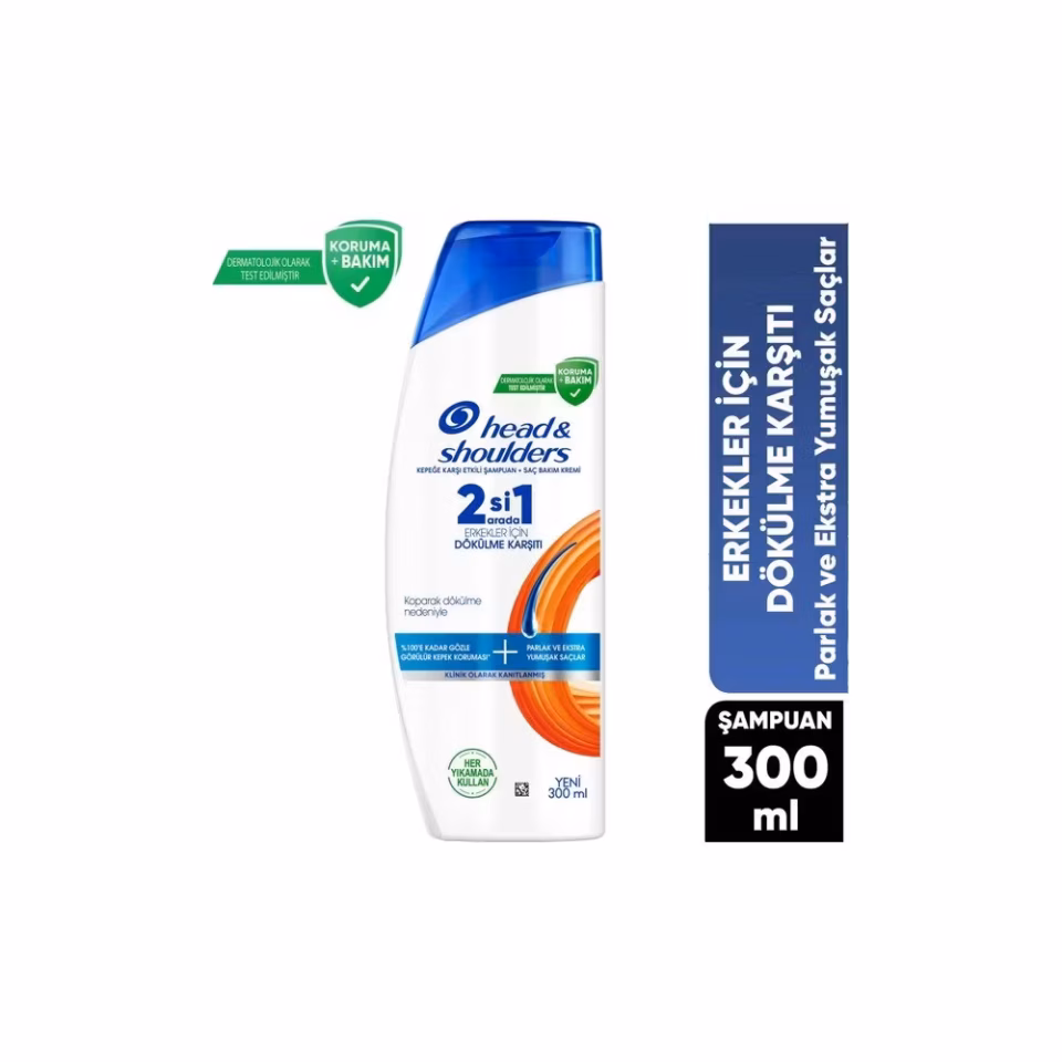 Head & Shoulders Şampuan Erkek Saç Dökülme Karşıtı 2in1 300 ml