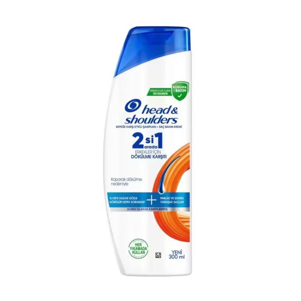Head & Shoulders Şampuan Erkek Saç Dökülme Karşıtı 2in1 300 ml