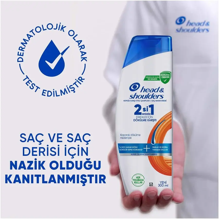 Head & Shoulders Şampuan Erkek Saç Dökülme Karşıtı 2in1 300 ml