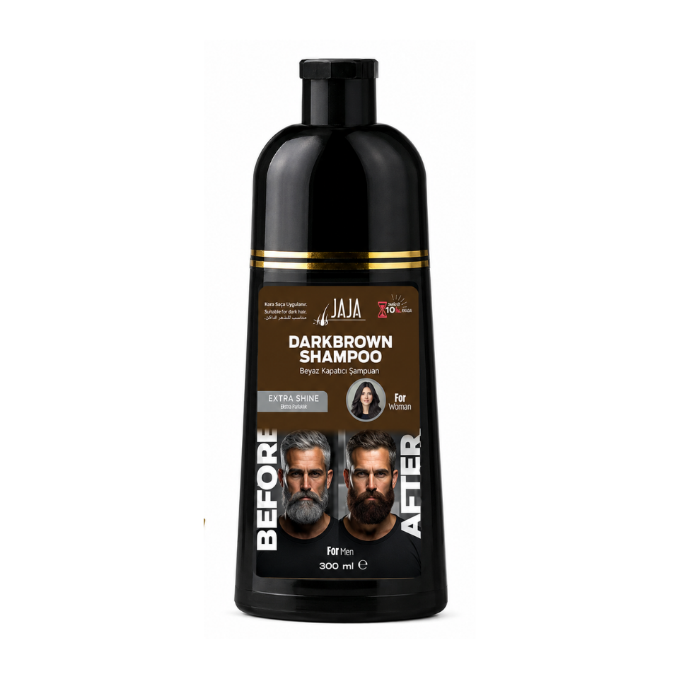 JAJA Koyu Kahverengi Beyaz Kapatıcı Şampuan 300 Ml