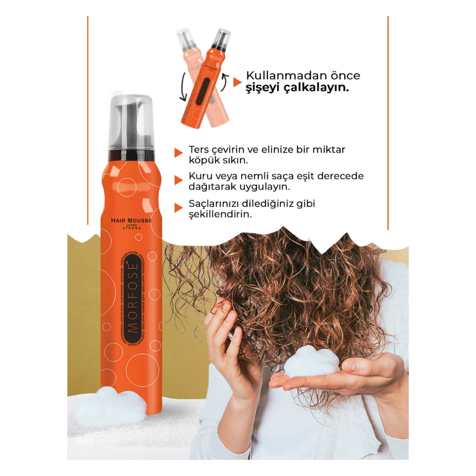 Morfose Ultra Strong Saç Köpüğü 200 ml