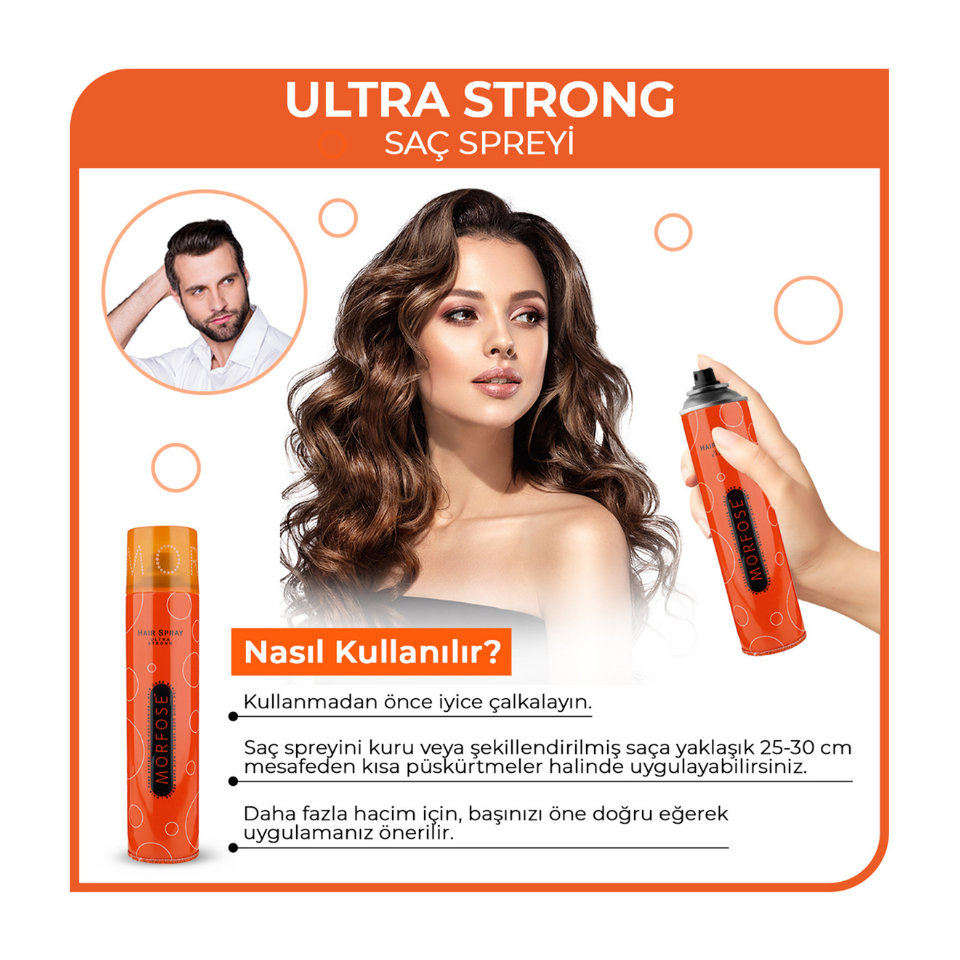 Morfose Ultra Strong Saç Spreyi 400 Ml