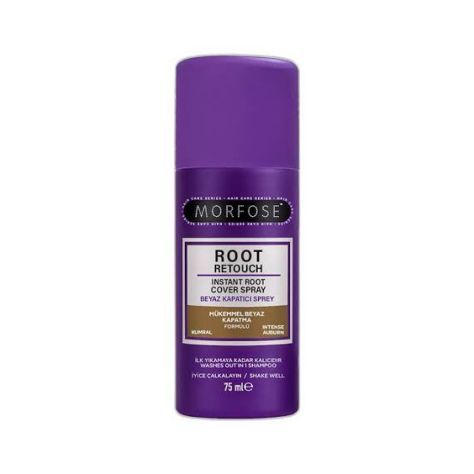 Morfose Root Retouch Beyaz Kapatıcı Sprey 75Ml Açık Kahve