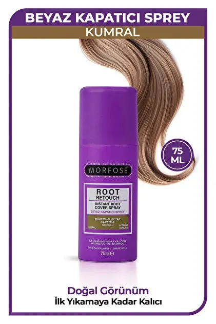 Morfose ROOT RETOUCH BEYAZ KAPATICI SPREY 75ML KUMRAL