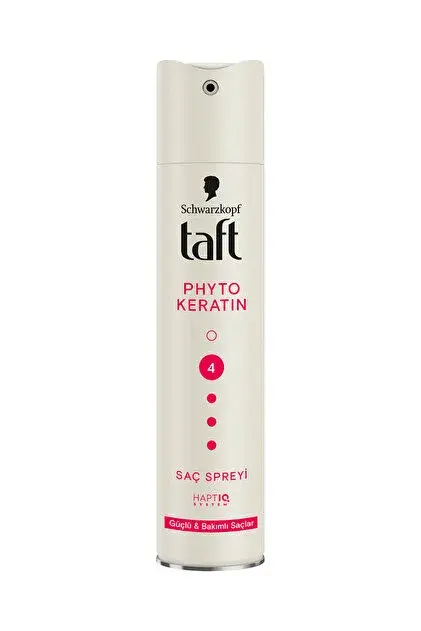 Taft Saç Spreyi Phyto-keratin 4 Güçlü & Bakımlı Saçlar 250 Ml