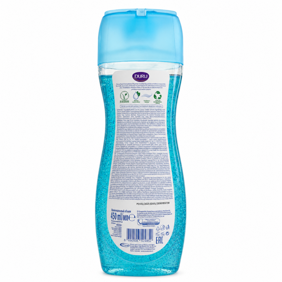 Duru Fresh Sensations Okyanus Ferahlığı Duş Jeli 450 Ml