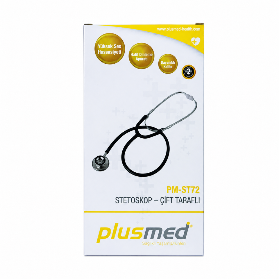 Plusmed Çift Taraflı Steteskop Pm-st72