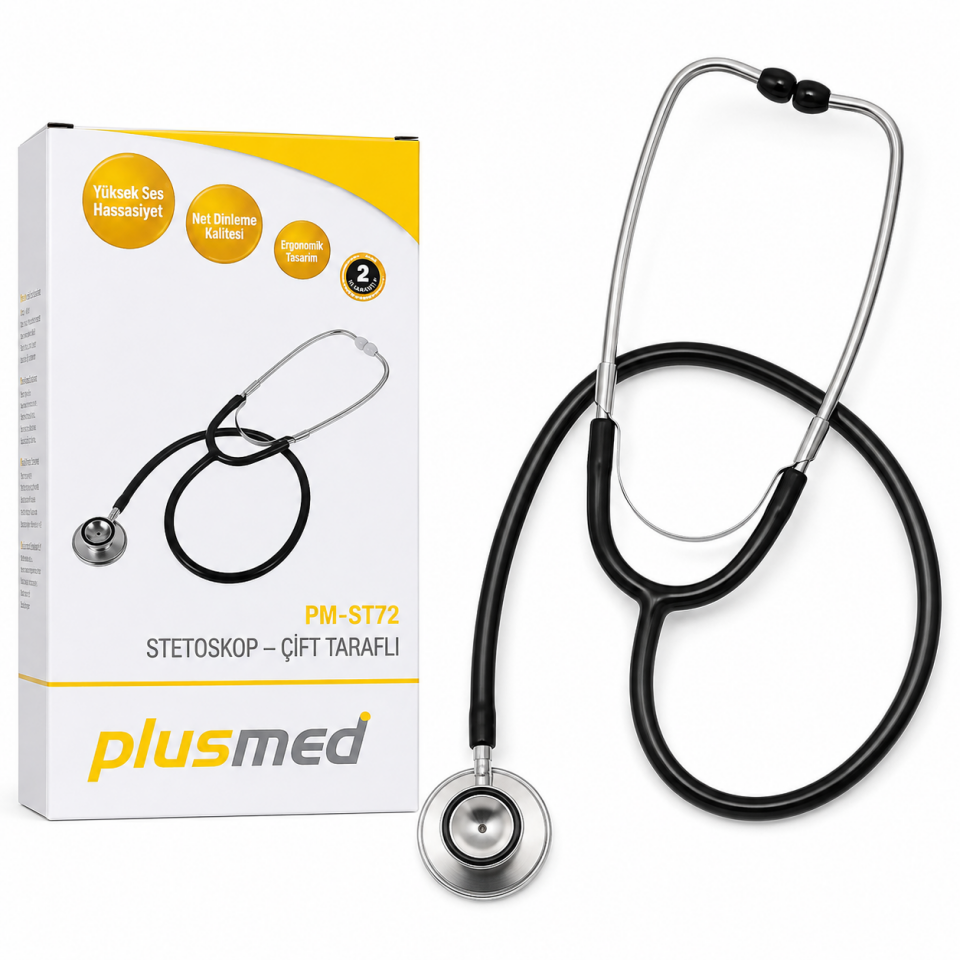 Plusmed Çift Taraflı Steteskop Pm-st72