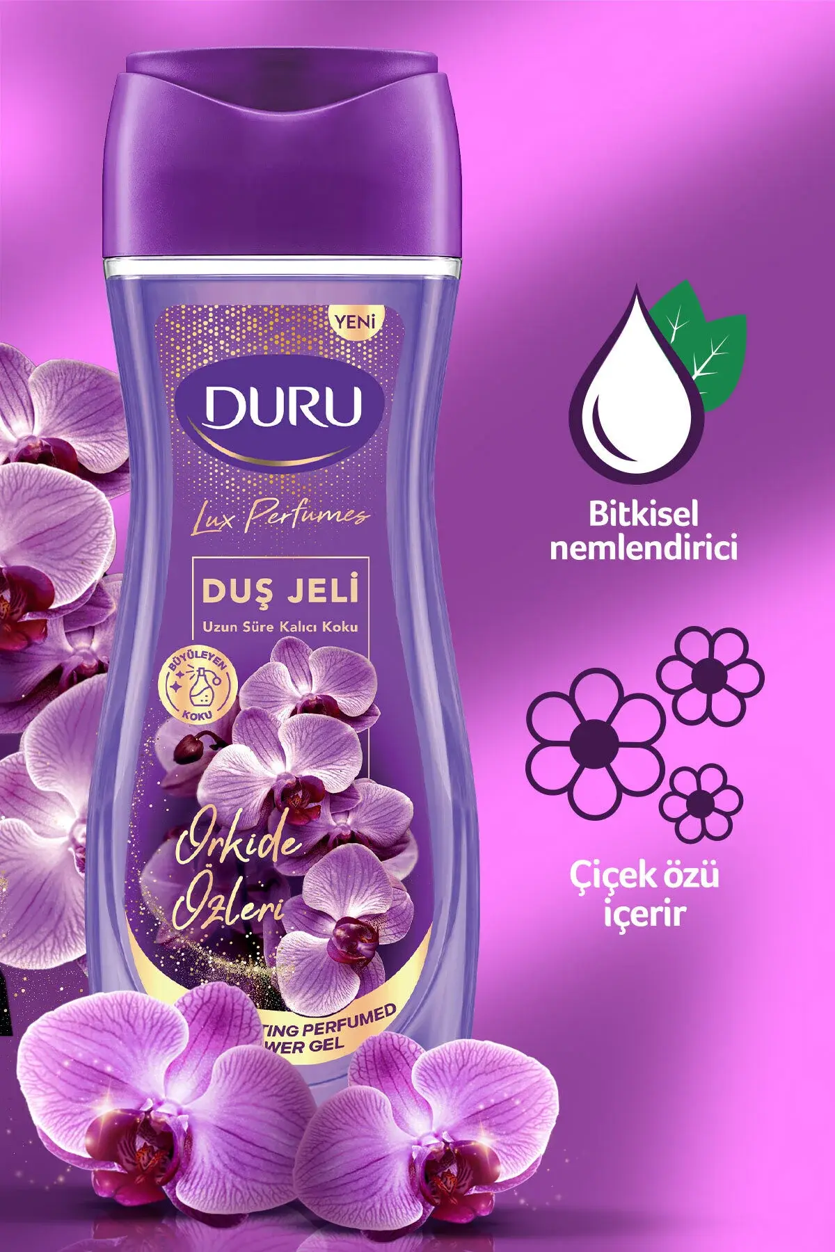 Duru Parfüme Duş Jeli 450ml Orkide