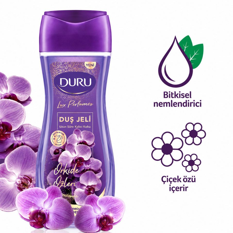 Duru Parfüme Duş Jeli 450ml Orkide