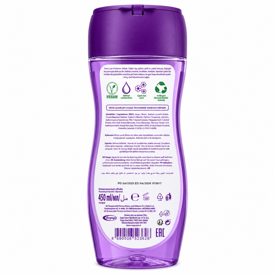 Duru Parfüme Duş Jeli 450ml Orkide