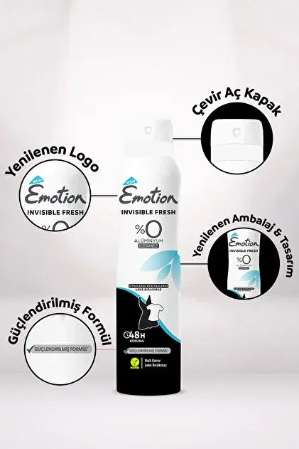 Emotion Invisible Fresh Kadın Deodorant 150 Ml