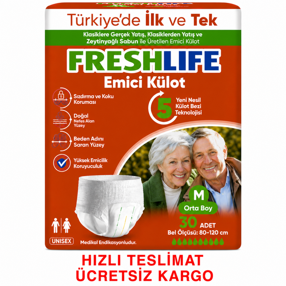 Freshlife Medium Emici Külot 30 Adet