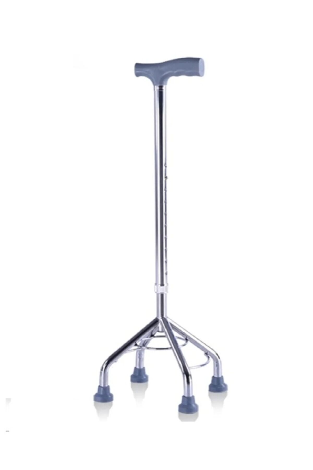 4 Ayarlanabilir Dört 4 Ayaklı Baston Denge Bastonu Quad Tripod BME40021 Uzunluk Ayarlı Alüminyum