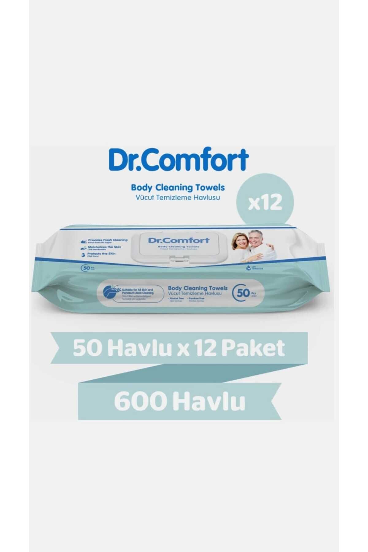 Dr. Comfort Vücut Temizleme Havlusu 50 ADET (50X12)