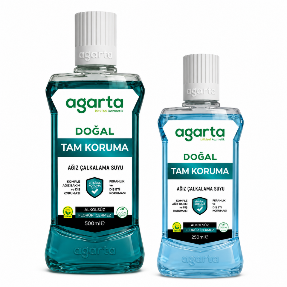 Agarta Doğal Ağız Bakım Suyu Tam Koruma 500 ml + 250 ml