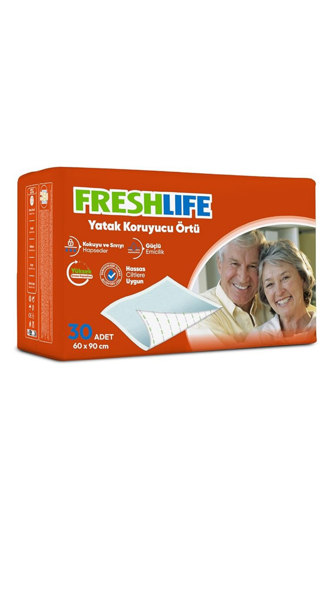 Freshlife Yatak Koruyucu Örtü 60x90 cm 30 Adet