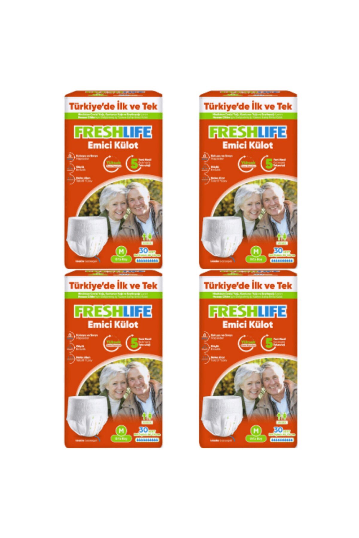 Freshlife M Beden Külot Hasta Bezi 120 ADET