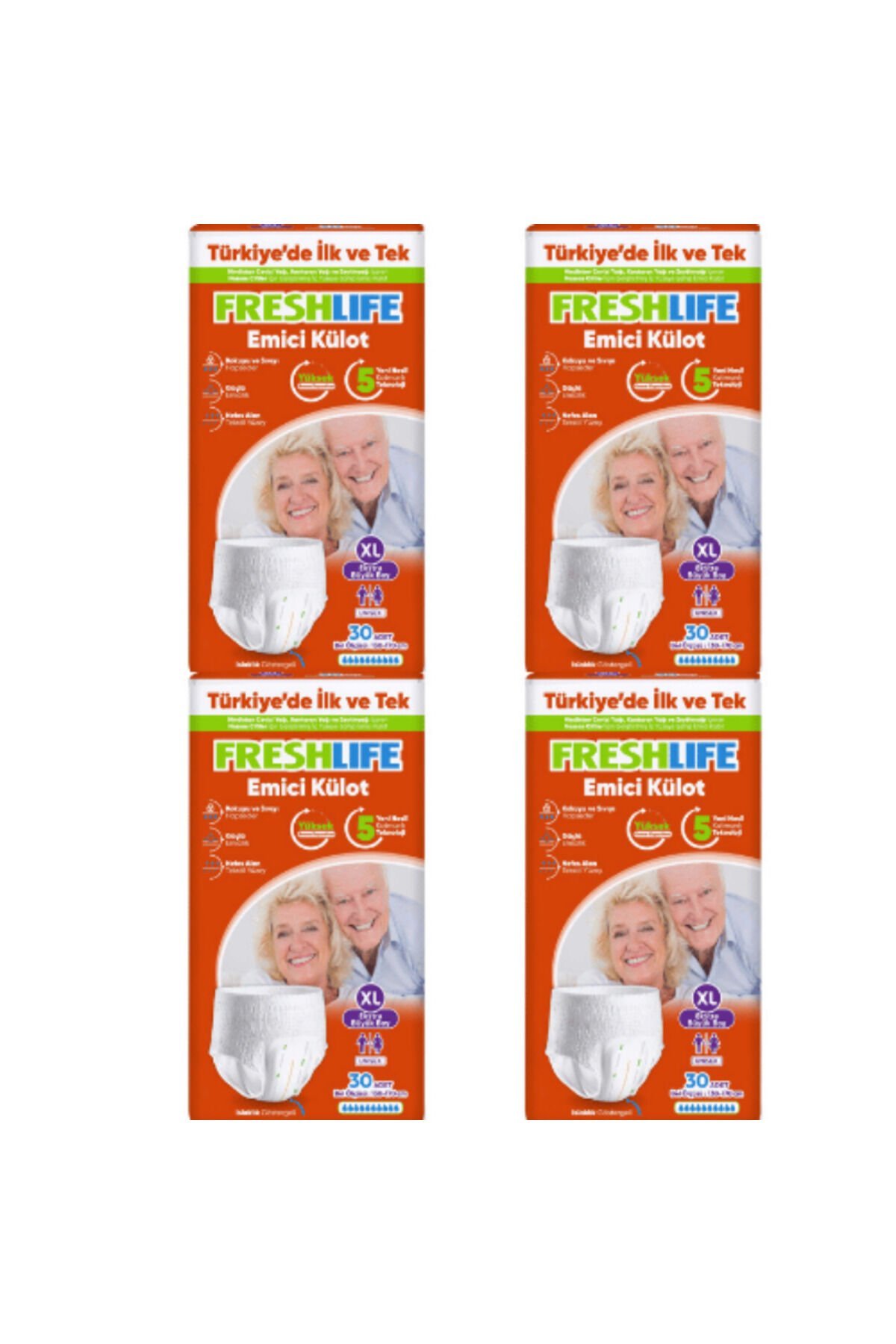 FRESHLİFE EMİCİ KÜLOT XL (EKSTRA BÜYÜK BOY) 120 ADET