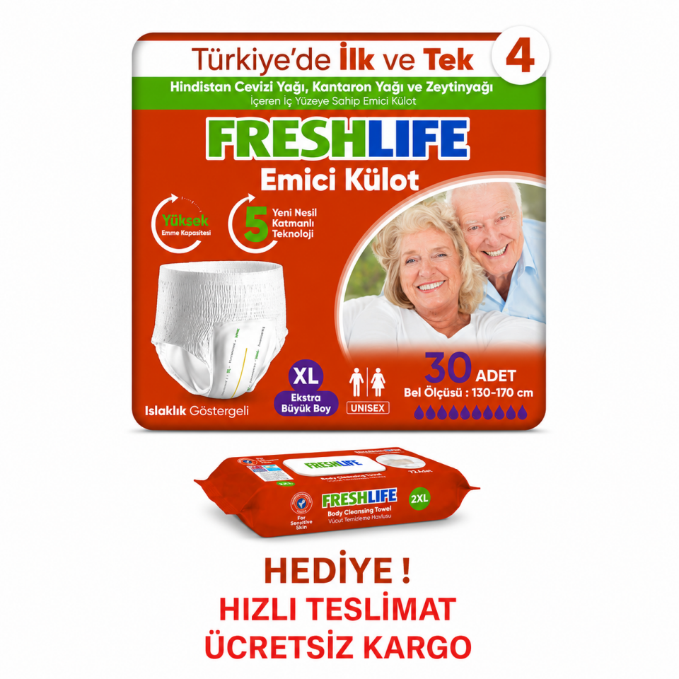 Freshlife Emici Külot XL Beden 120 Adet