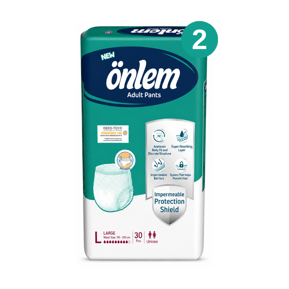 Önlem Emici Külot Hasta Bezi L Beden 60 Adet