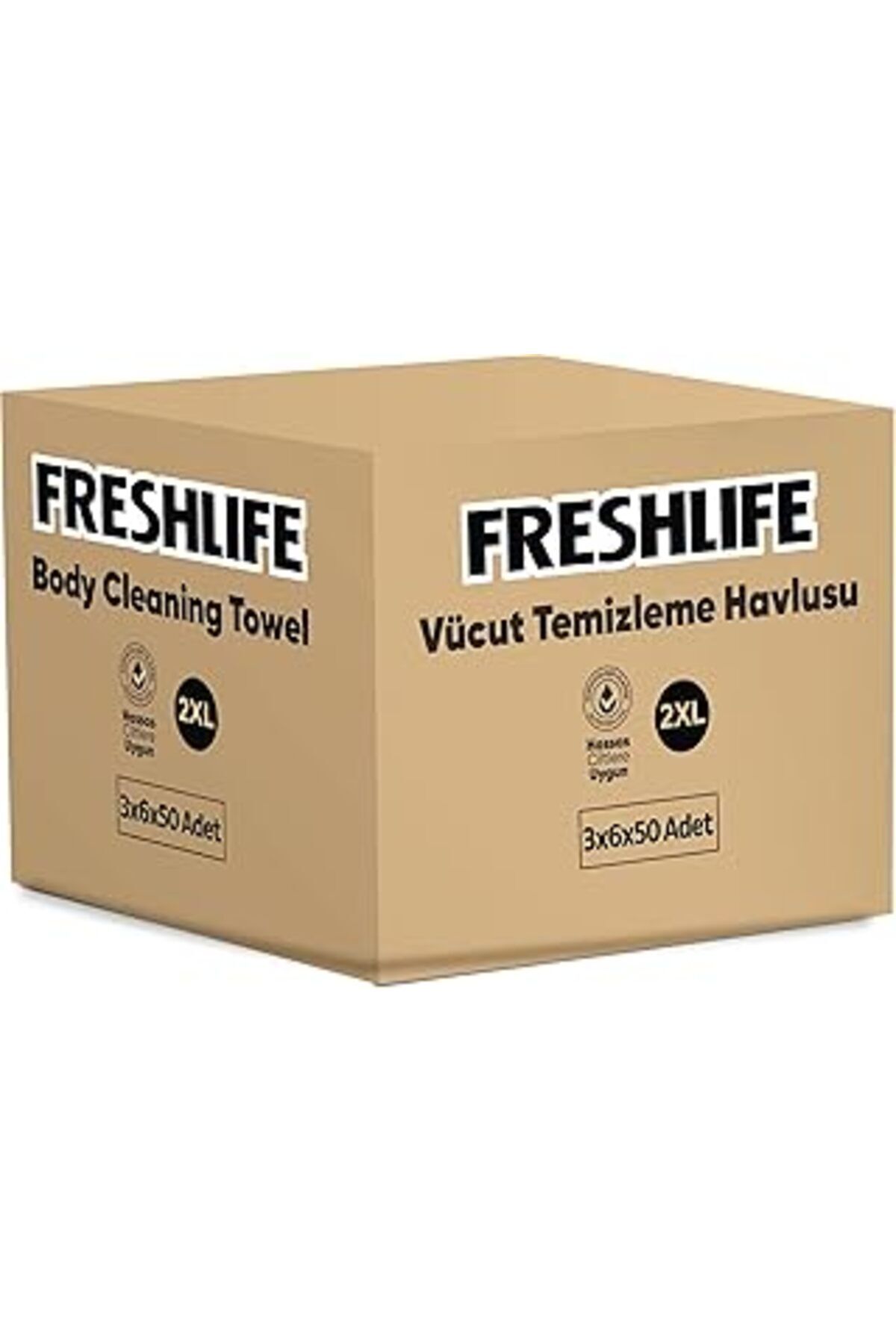 Freshlife Vücut Temizleme Havlusu 3X6X50 (900 Yaprak)