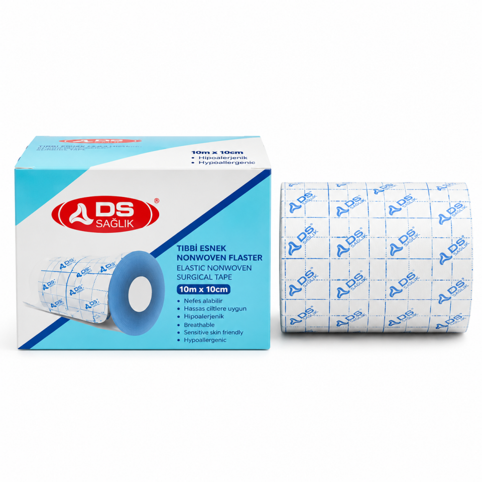 DS Sağlık Tıbbi Esnek Nonwoven Flaster 10 cm x 10 m