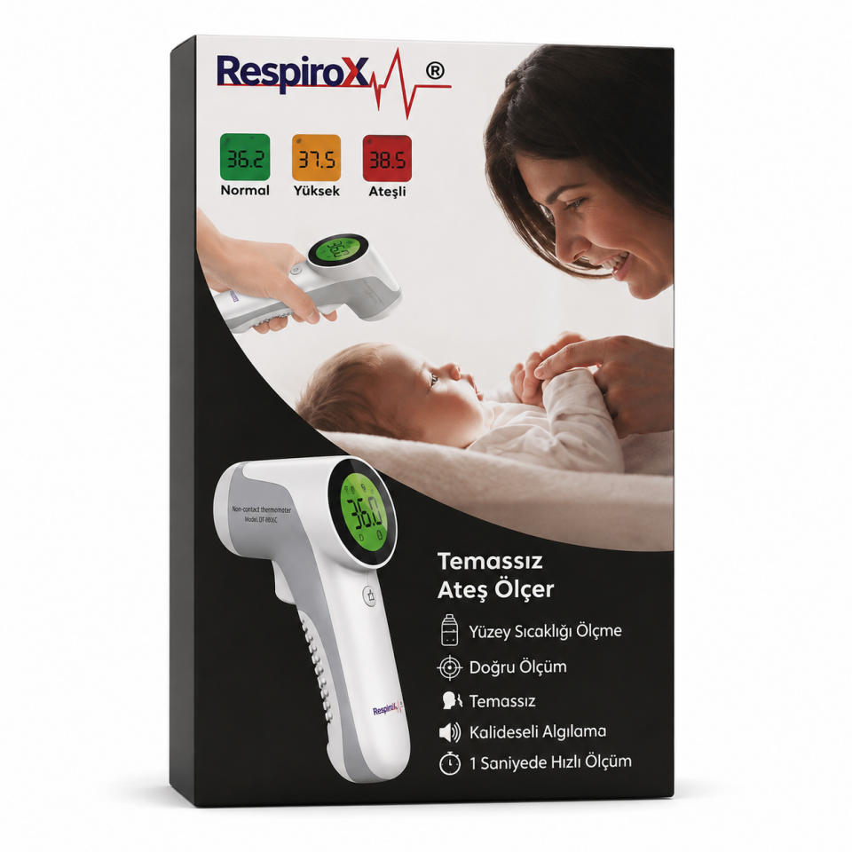 Respırox JM-01801 Temassız Ateş Ölçer
