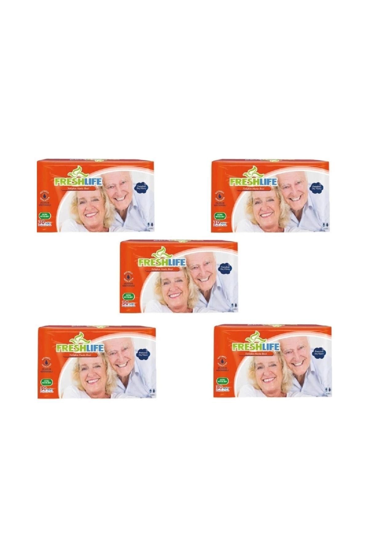 Freshlife Hasta Bezi XL Bel Bantlı 5 Paket 150 Adet