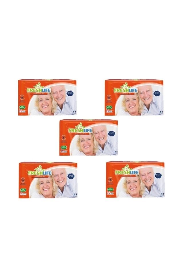 Freshlife Hasta Bezi XL Bel Bantlı 5 Paket 150 Adet