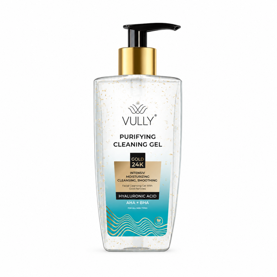 VULLY 24k Nemlendirici Yüz Temizleme Jeli 200 ML