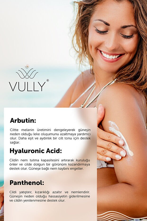 VULLY Güneş Kremi 50ml Spf+50 Leke Karşıtı