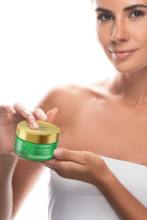 VULLY Detoks Etkili Nemlendirici Doğal Içerikli Lavanta Vanilya Vücut Peelingi 250 Ml