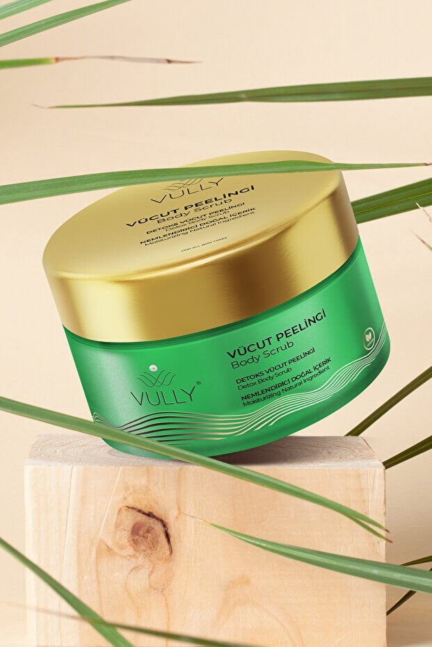 VULLY Detoks Etkili Nemlendirici Doğal Içerikli Lavanta Vanilya Vücut Peelingi 250 Ml