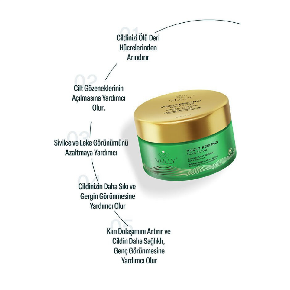 VULLY Vücut Peelingi 250 Ml Detoks Etkili
