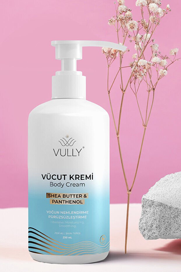 VULLY El, Yüz, Vücut Kremi 250 Ml Yoğun Nemlendirici