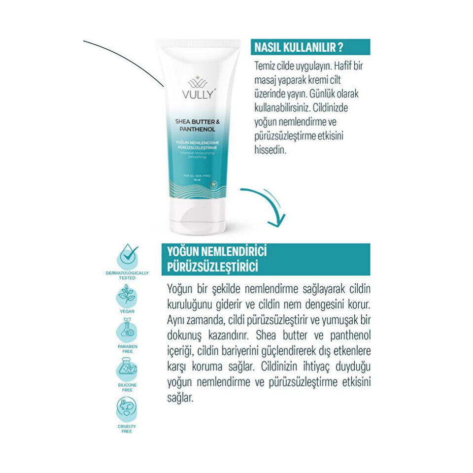 VULLY El Kremi 75 ml Yoğun Nemlendirici