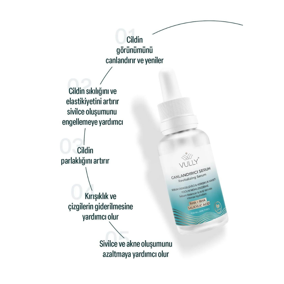 VULLY Canlandırıcı Cilt Serumu 30 Ml Kırışık Karşıtı