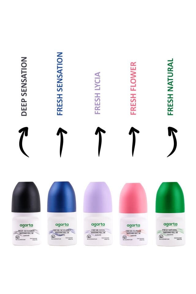 Agarta Ter Kokusu Önleyici 24 Saat Etkili Beyazlatıcı Kadın Fresh Flower Roll-on 50 ml