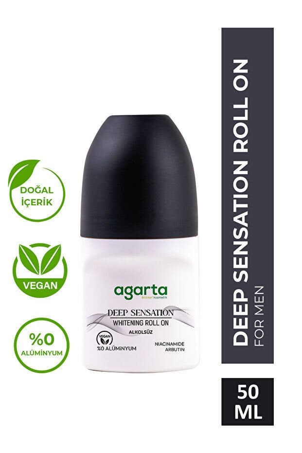 Agarta Ter Kokusu Önleyici 24 Saat Etkili Beyazlatıcı Erkek Patchoulı Deep Sensatıon Roll-on 50 ml