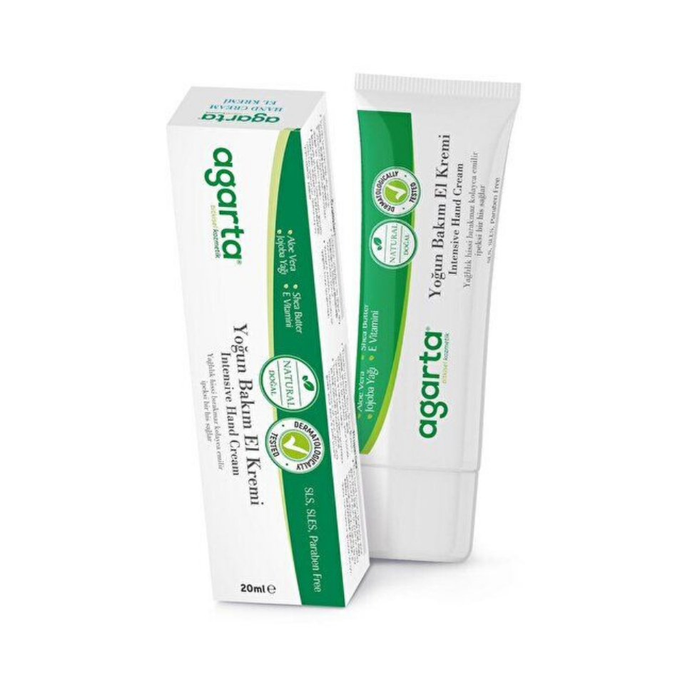 Agarta Doğal Nemlendirici El Kremi 20 ml