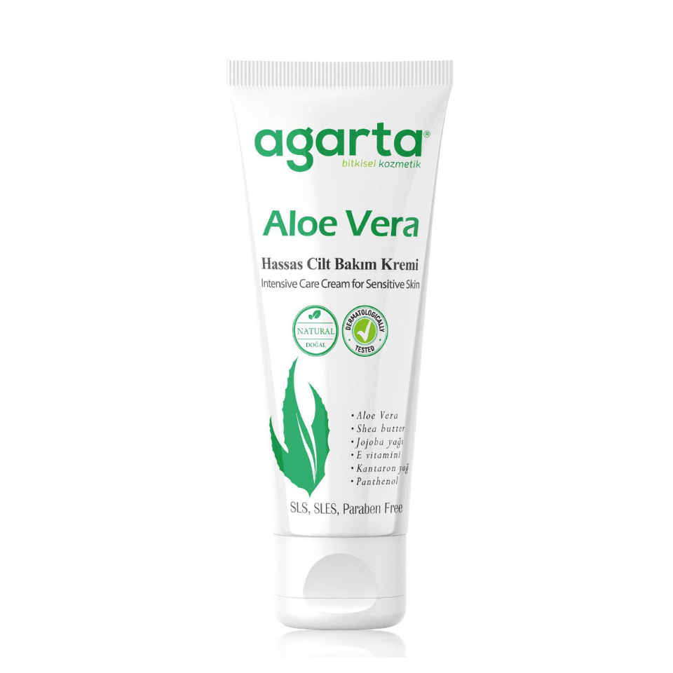 Agarta El Ve Vücut Bakım Kremi 75 ml Doğal Aloe Vera